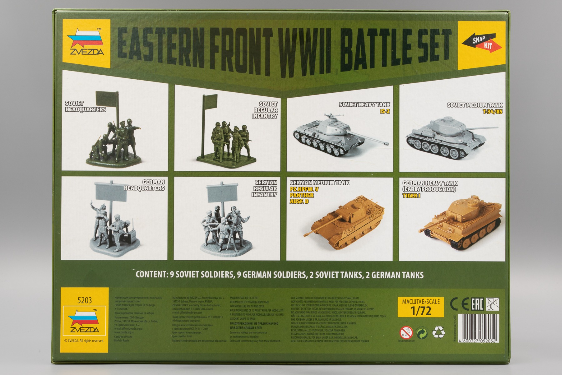 Zvezda ZV5203 WWII Eastern Front, Battle Set, model kit