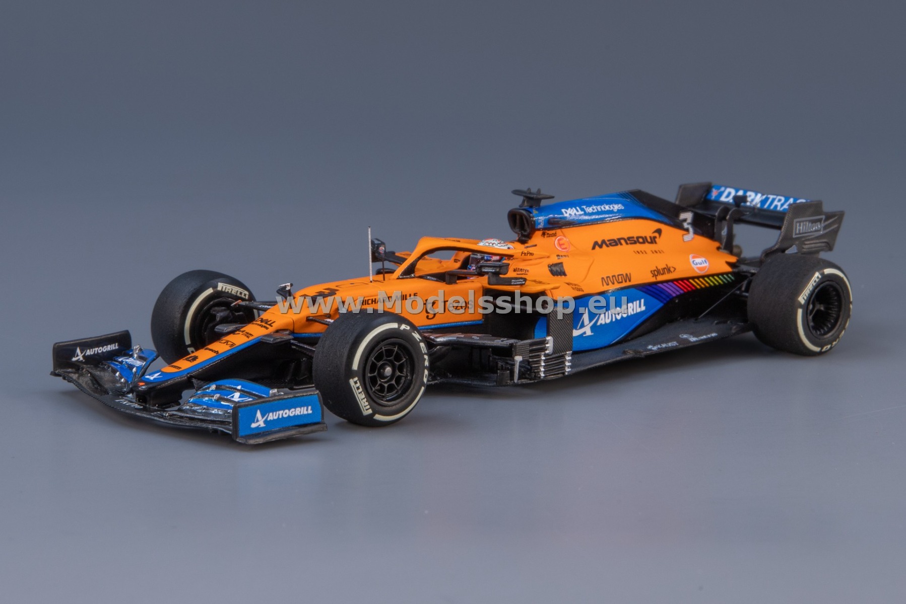 Minichamps 537215103 McLaren F1 Team MCL35M, Formula 1, France GP 2021, Daniel Ricciardo