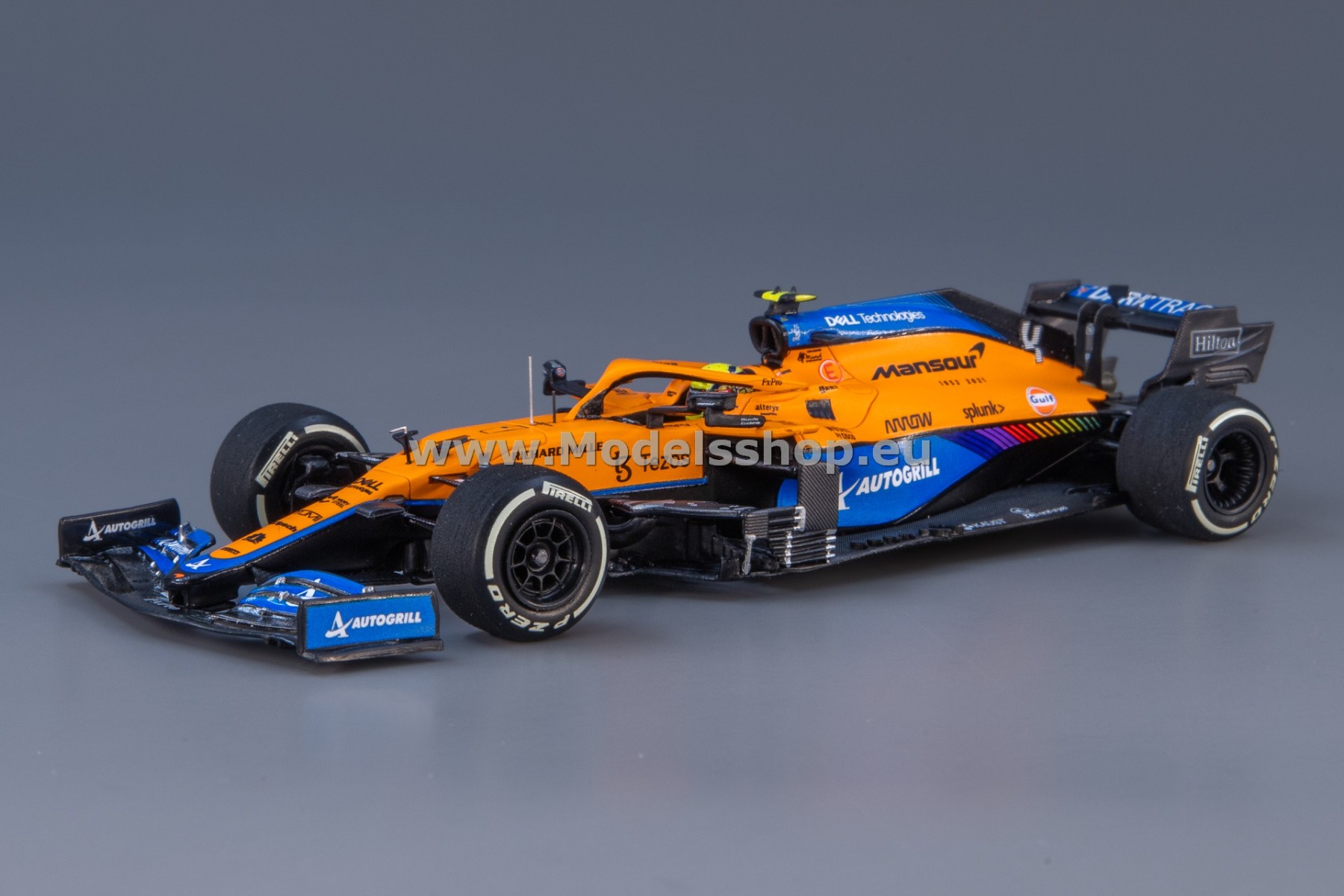 Minichamps 537215104 McLaren F1 Team MCL35M, Formula 1, France GP 2021, Lando Norris