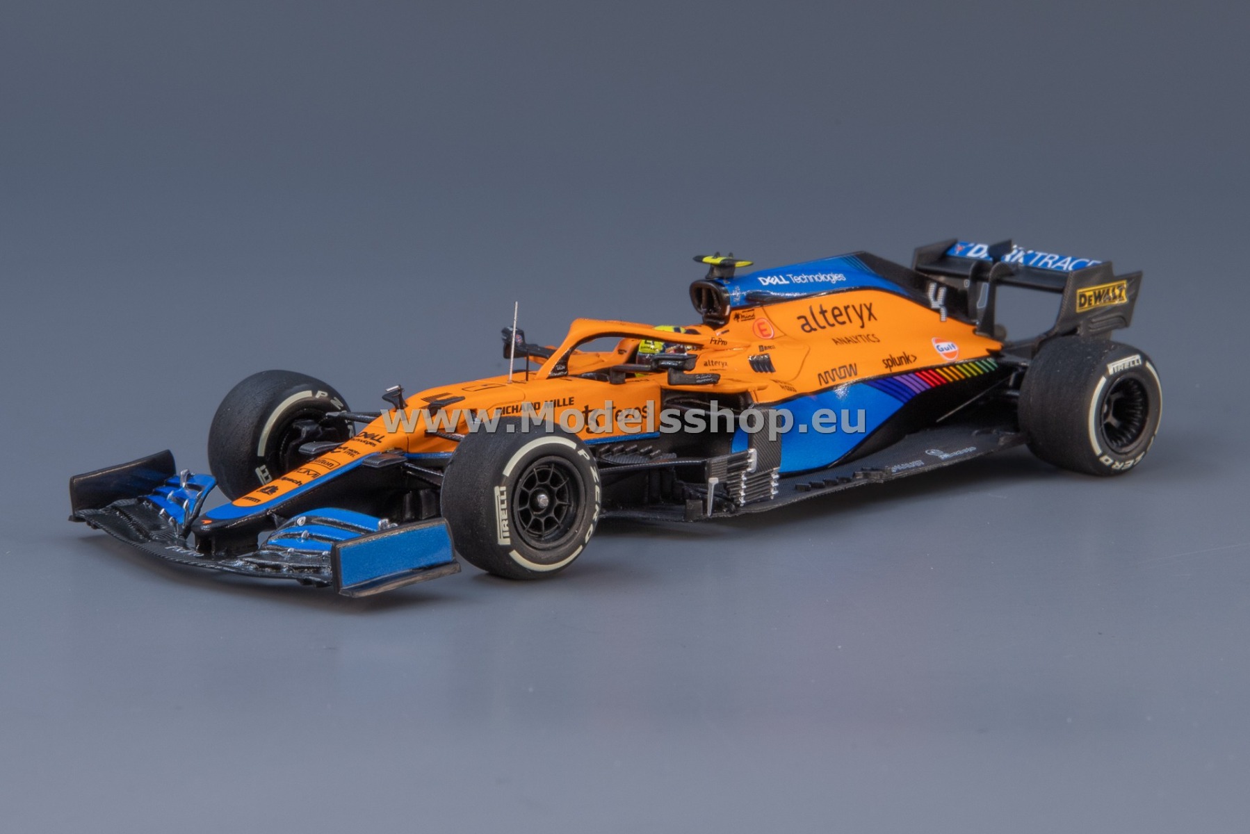 Minichamps 537215804 McLaren F1 Team MCL35M, Formula 1, 2nd place Italy GP 2021 , Lando Norris
