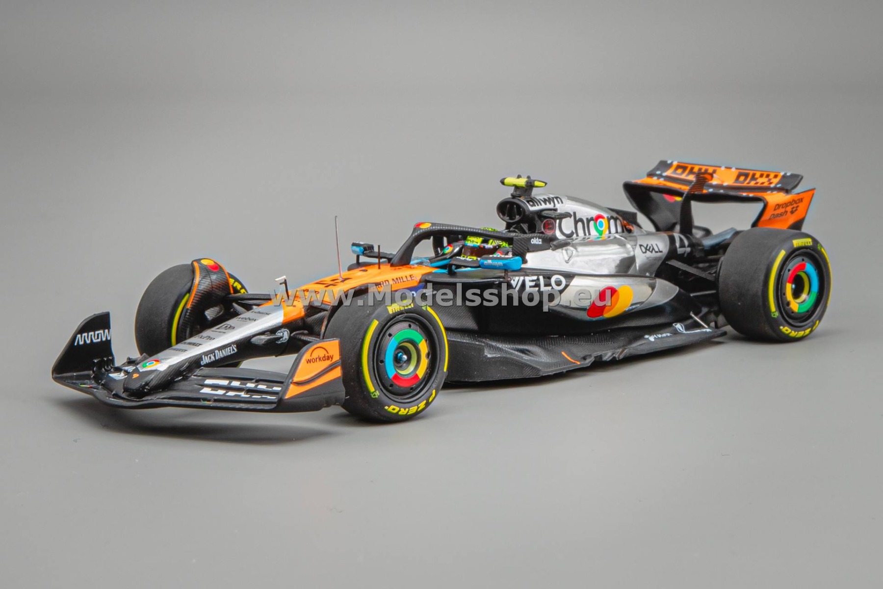 Minichamps 537255404 McLaren MCL39 F1, No.4, Formula 1, Winner British GP 2025, L.Norris