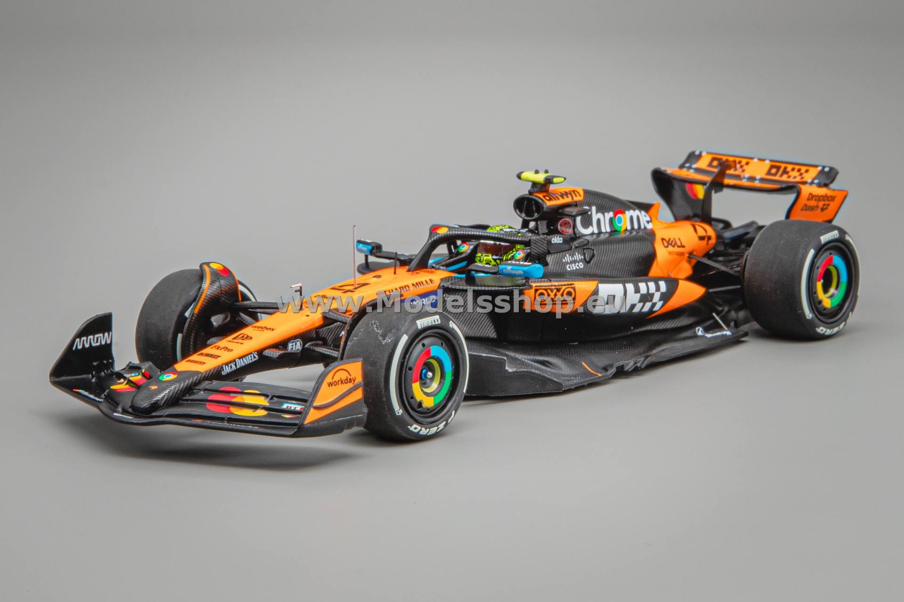 Minichamps 537255604 McLaren MCL39 F1,  No.4 Formula 1, Winner Hungarian GP 2025, L.Norris 