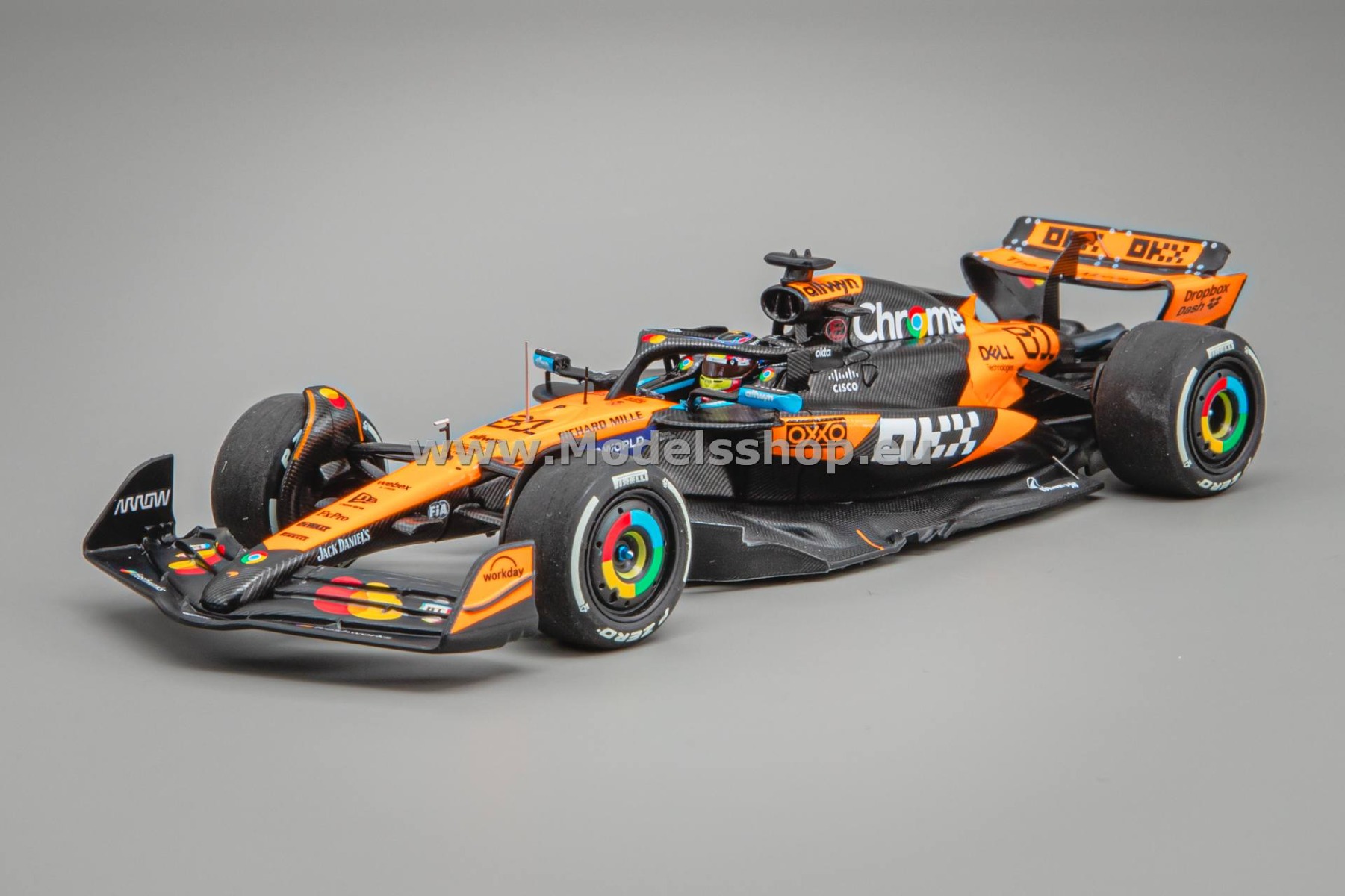 Minichamps 537255681 McLaren MCL39 F1,  No.81, 2nd Hungarian GP 2025, O.Piastri