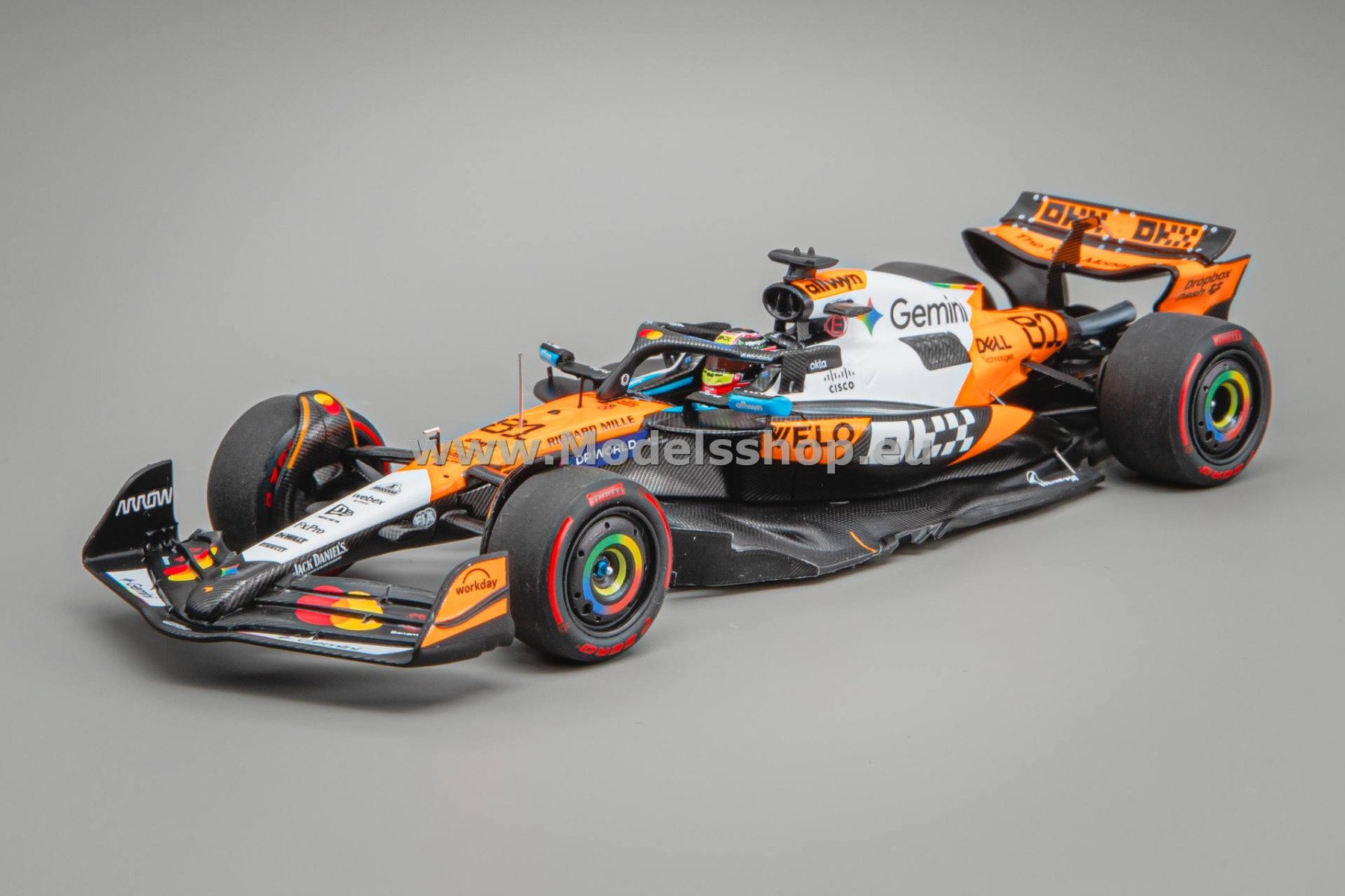 Minichamps 537256281 McLaren MCL39 F1, No.81, Formula 1, 5th Mexico GP 2025, O.Piastri