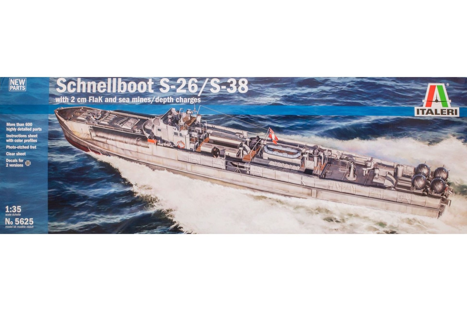 Italeri IT5625 Schnellboot S-26 / S-38, model kit