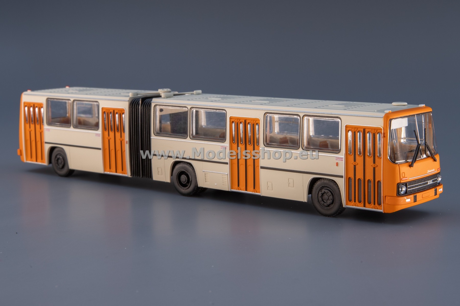 Ikarus 280.02 articulated city-bus, 1985 /orange - white/