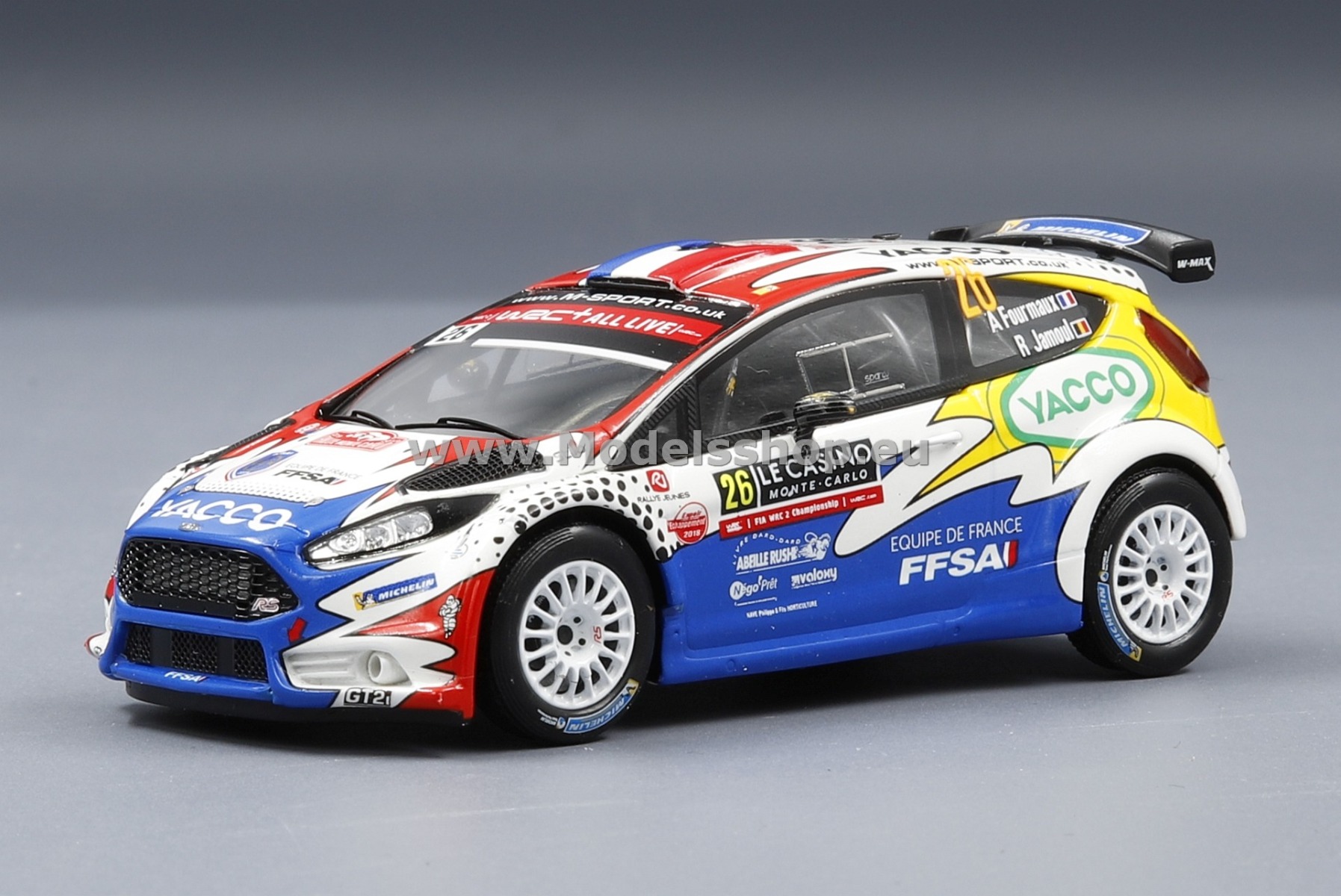 Ford Fiesta R5 Adrien Fourmaux No.26 Rally Monte Carlo 2019 A. Fourmaux - R. Jamoul 