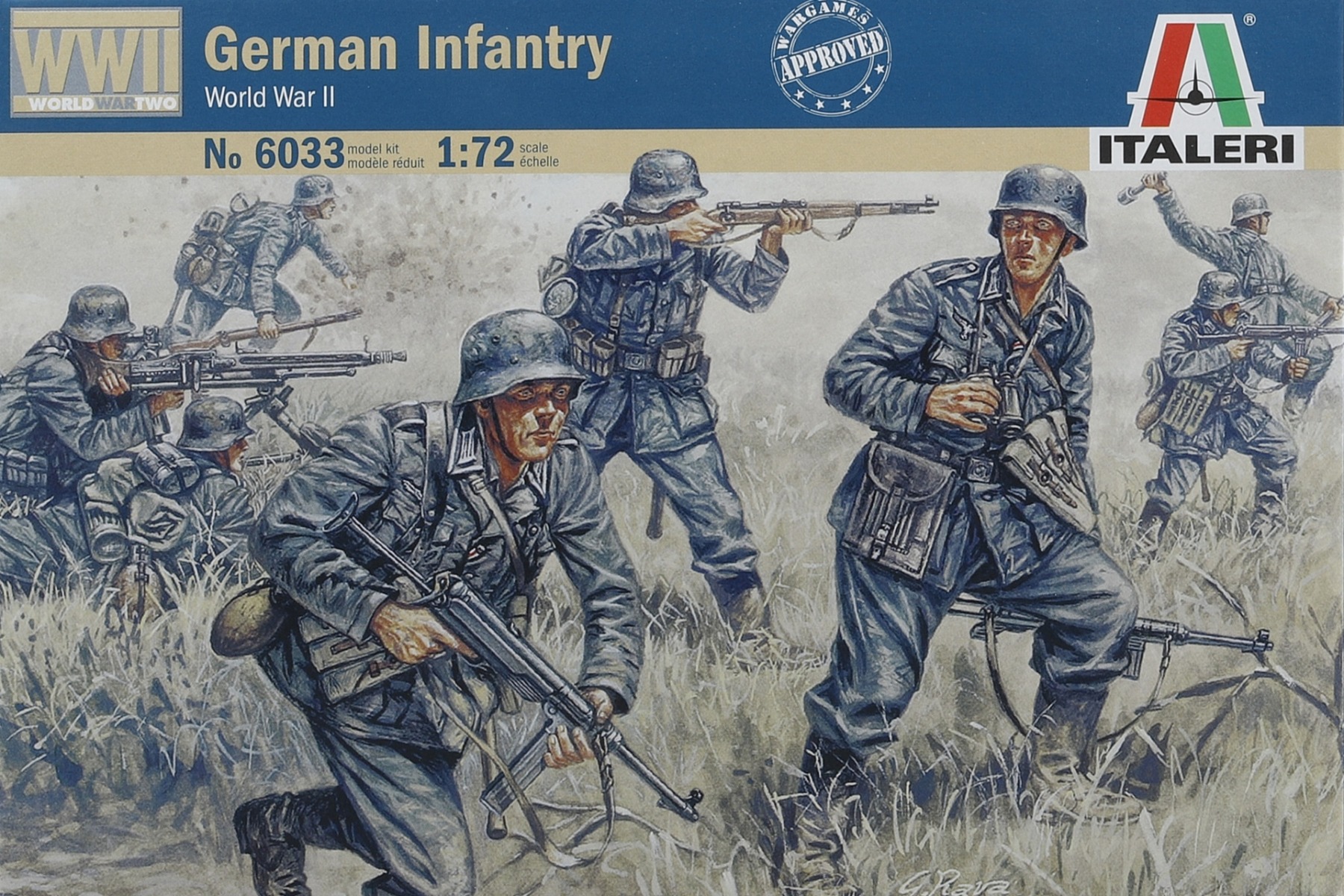 Italeri IT6033 WWII German Infantry, model kit