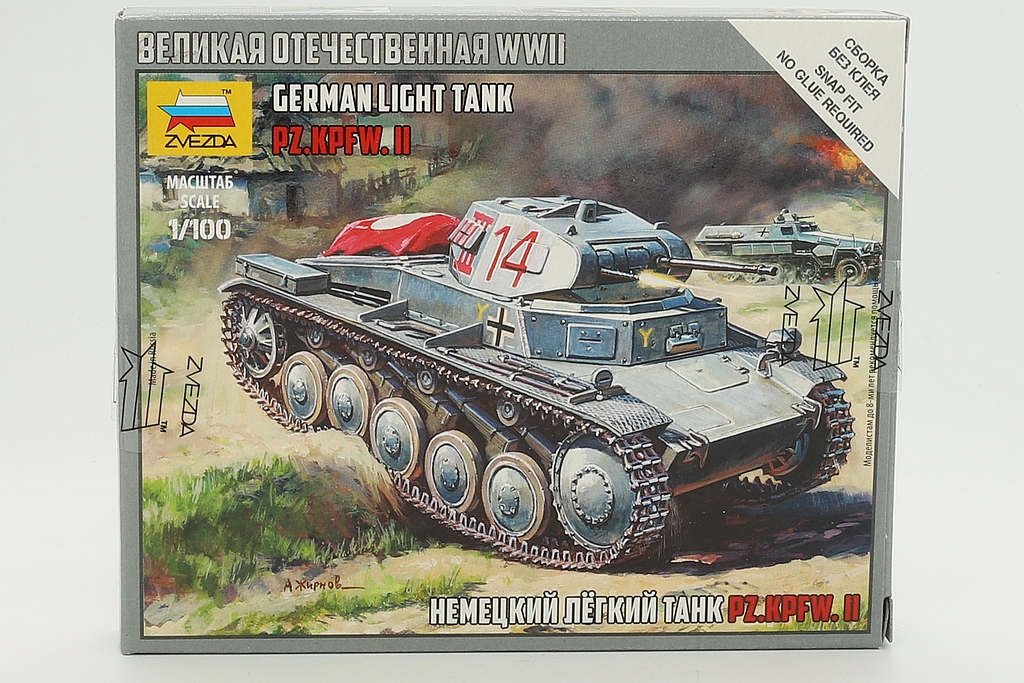 Zvezda ZV6102 German Light Tank Pz.Kp.fw II