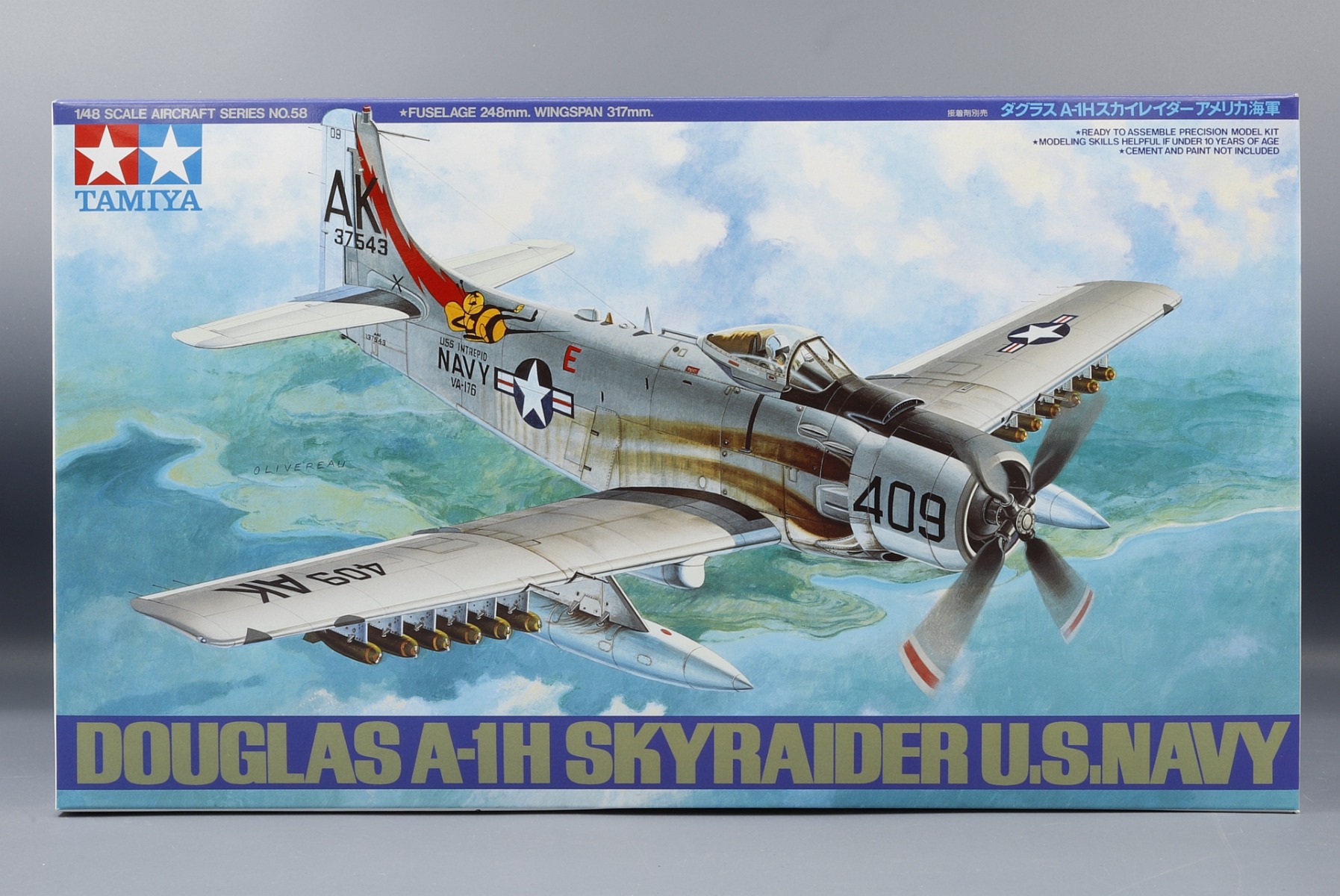 Tamiya TA61058 Douglas A-1H Skyraider U.S. Navy
