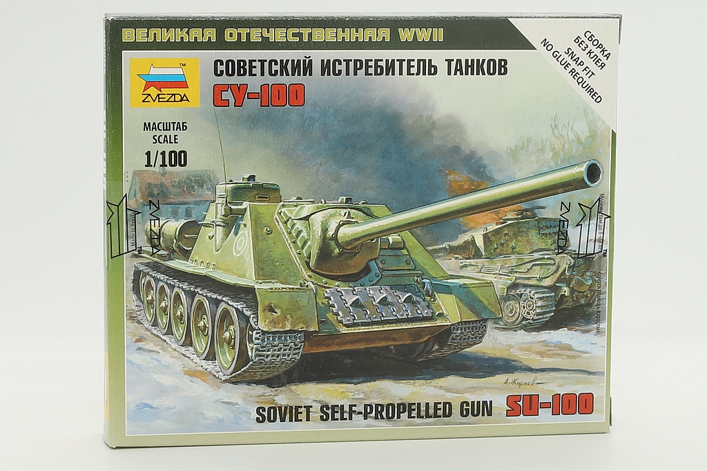 Zvezda ZV6211 Soviet Self-Propelled Gun SU-100
