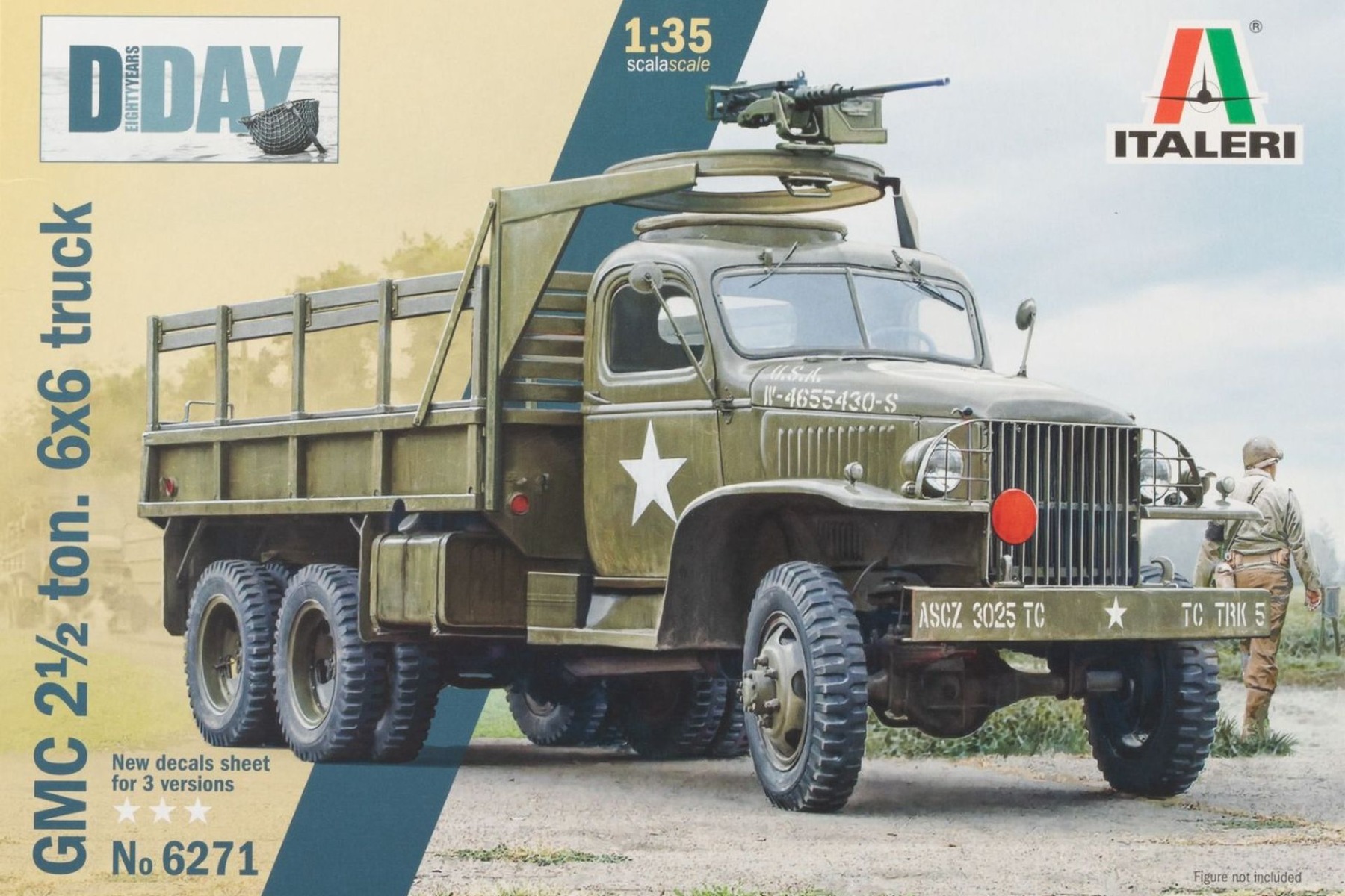 Italeri IT6271 GMC 2 1/2 Ton. 6x6 Truck (