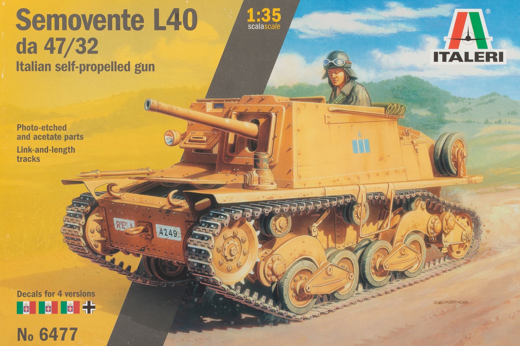 Italeri IT6477 Semovente L40 da 47/32, model kit
