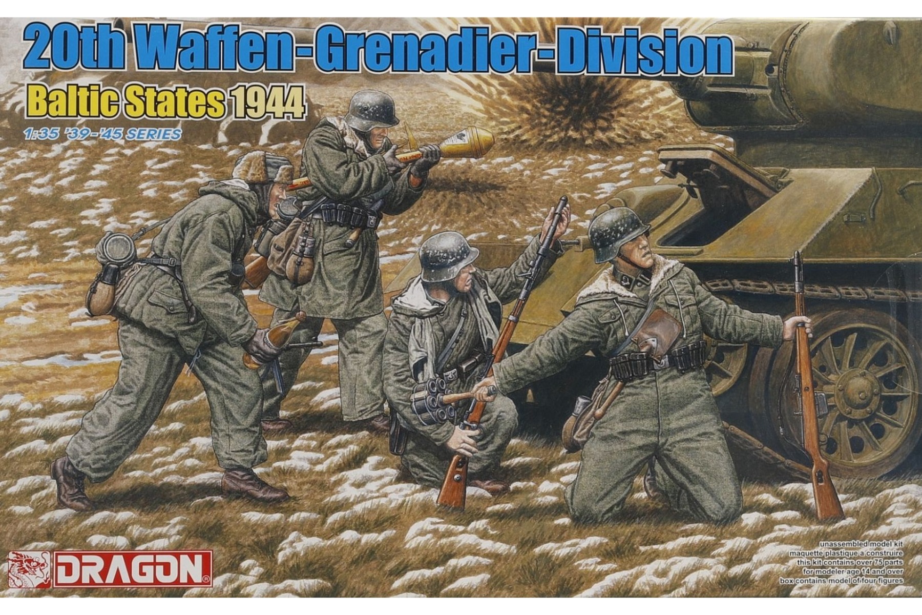 Dragon DRA06477 20th Waffen Grenadier Division Baltic States 1944 (4 figures)
