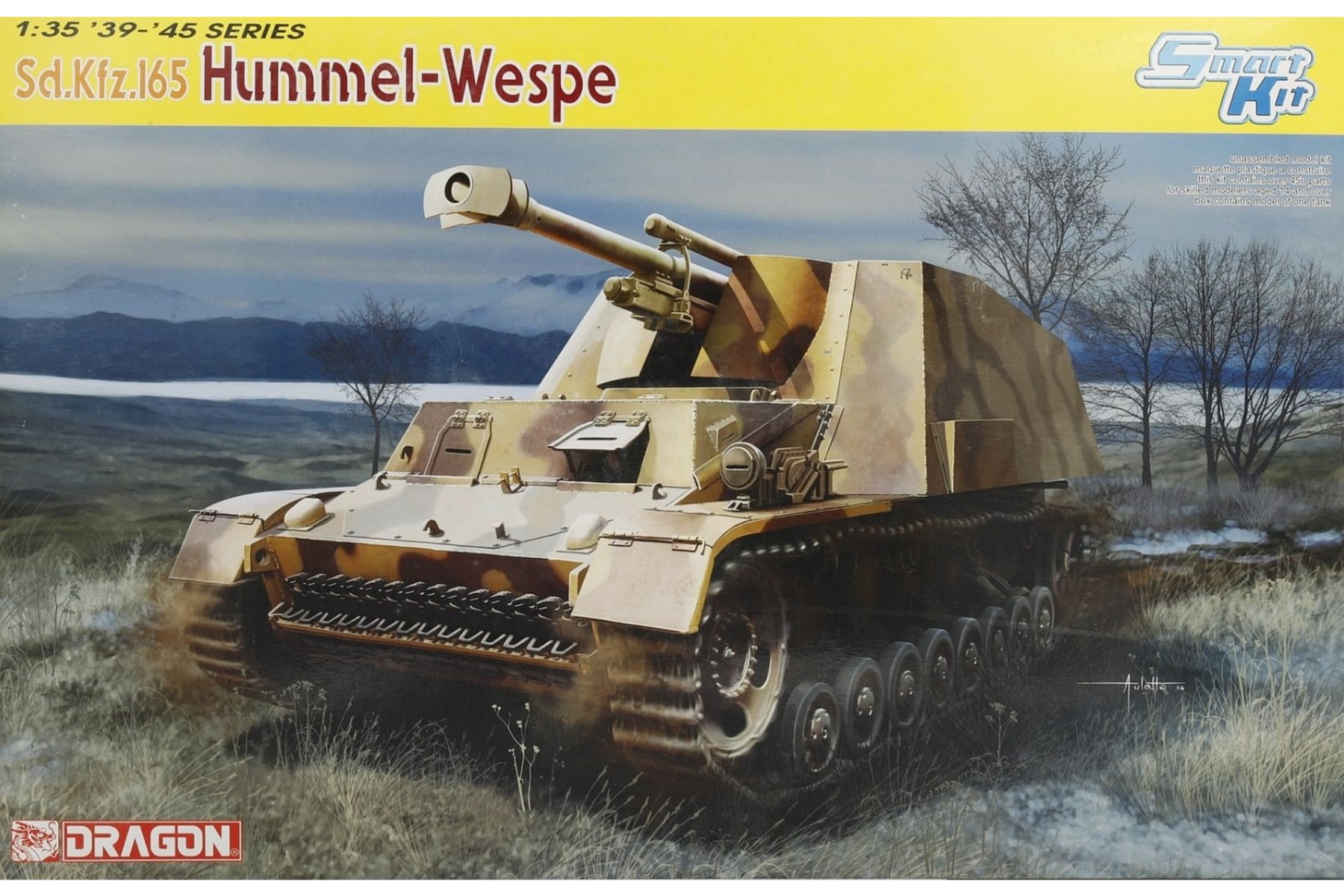 Dragon DRA06535 Hummel-Wespe le Pz.Haub auf Hummel Fahrgestell