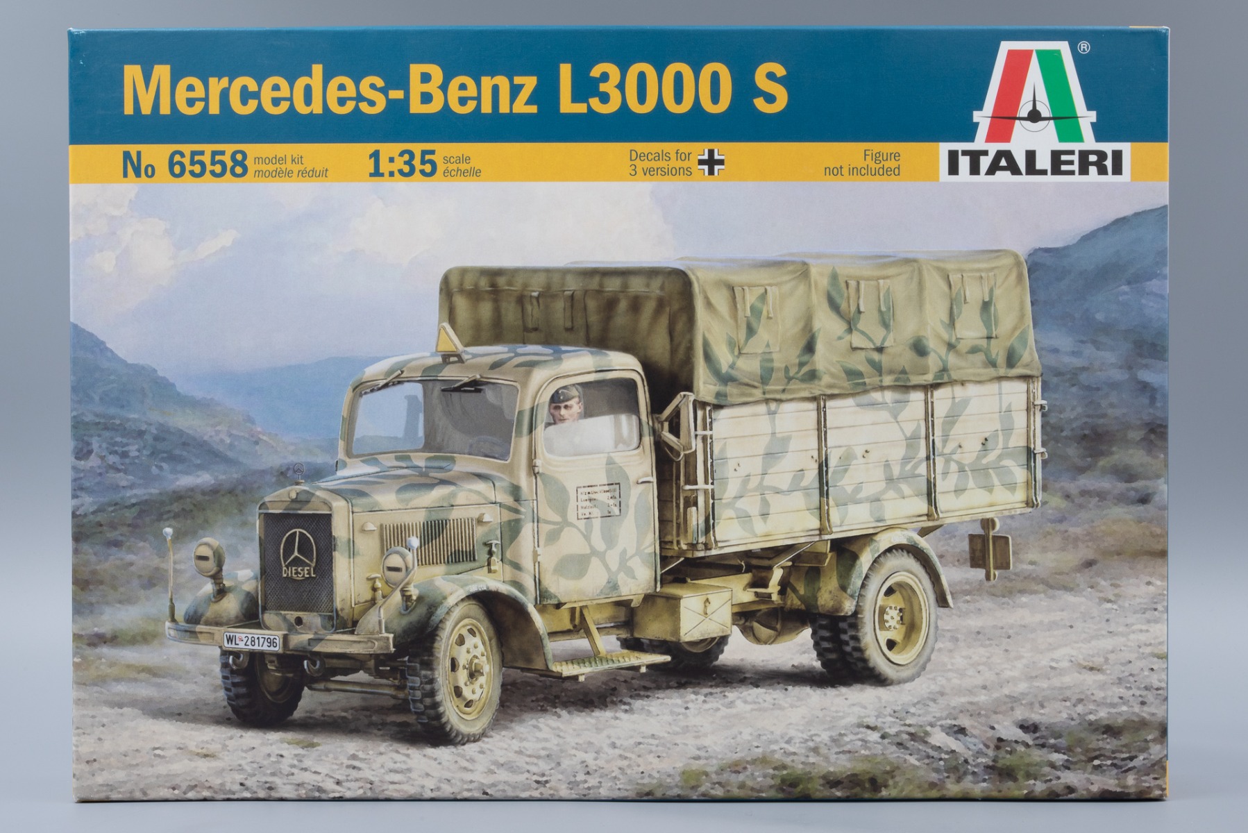 Italeri IT6558 Mercedes-Benz L3000 S truck, model kit