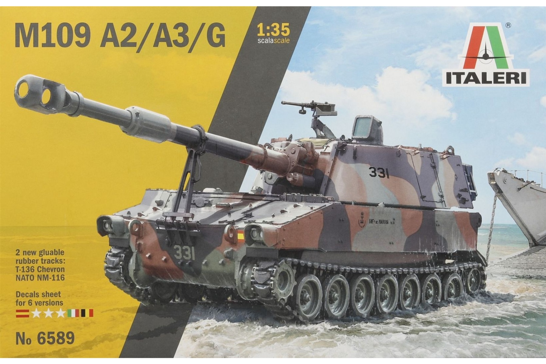 Italeri IT6589 M109 A2/A3/G, model kit