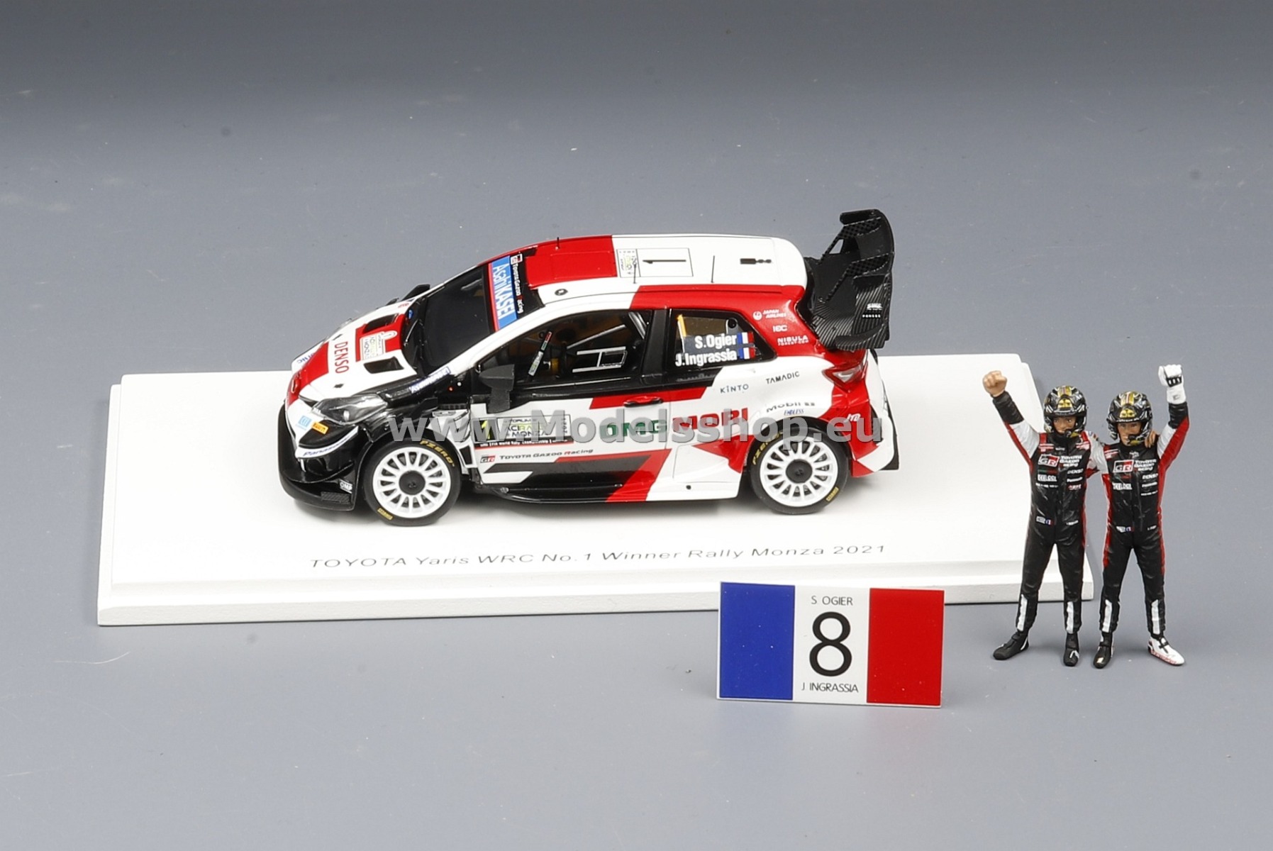 TOYOTA Yaris WRC No.1 Winner Rally Monza 2021 WRC Champions TOYOTA Yaris WRC No.1 Winner Rally Monza 2021 WRC Champions