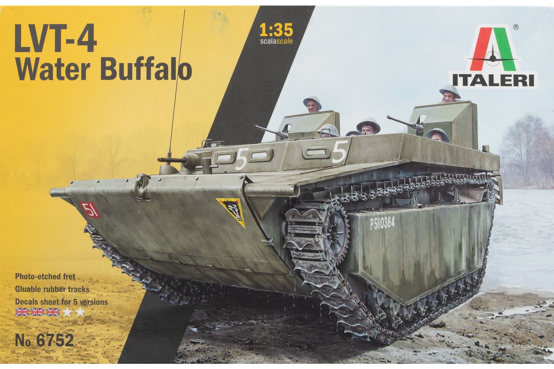 Italeri IT6752  LVT-4 Water Buffalo (ETO), model kit