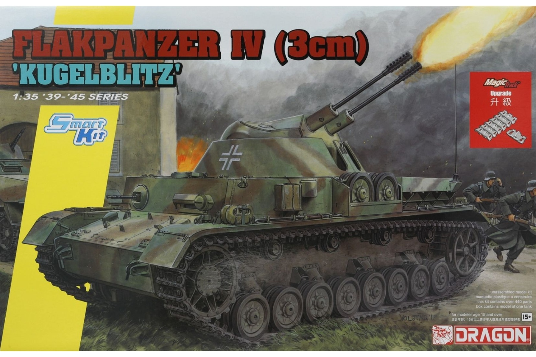 Dragon DRA06889 Flakpanzer IV (3cm) 'Kugelblitz', model kit