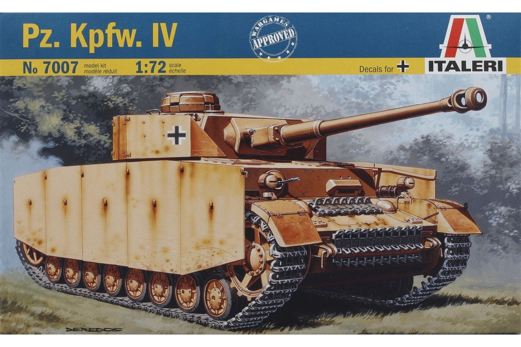 Italeri IT7007 Panzer Kpfw. IV, model kit