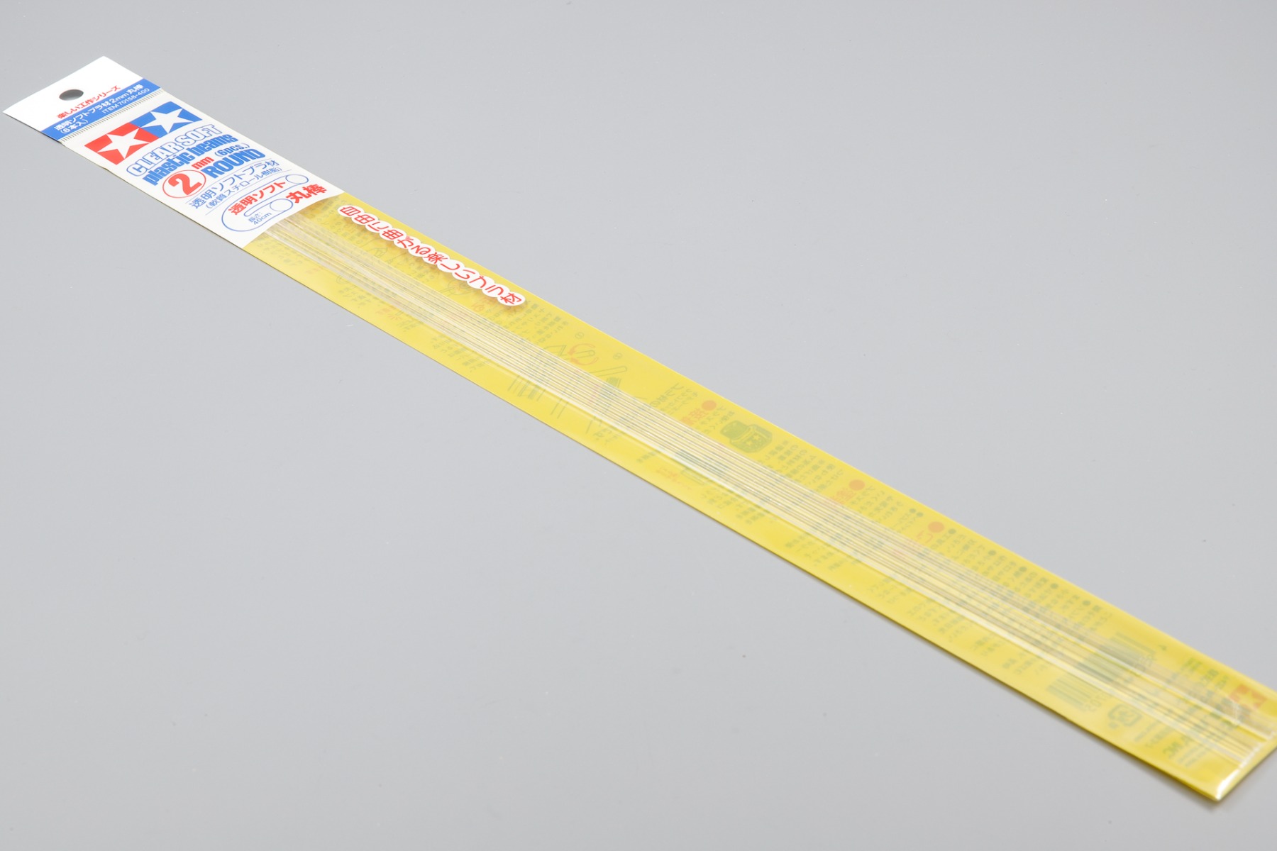 Tamiya TA70158 Clear Soft Plastic Beams 2 mm (.080