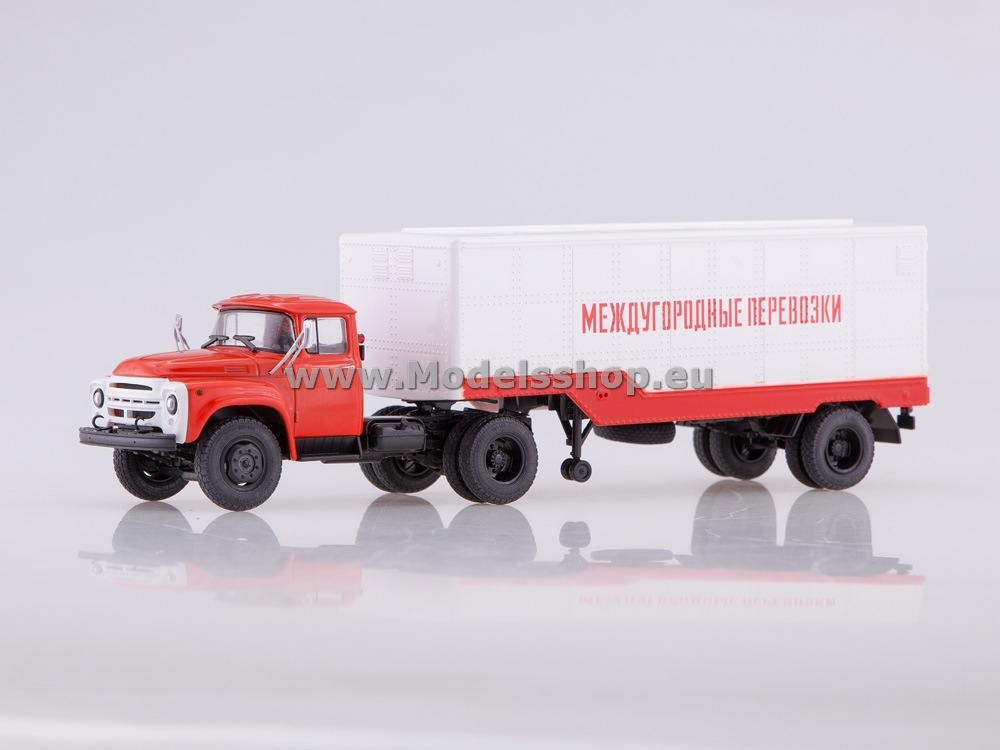 AI7031 ZIL-130V1 with semitrailer ODAZ-794 /red-white/