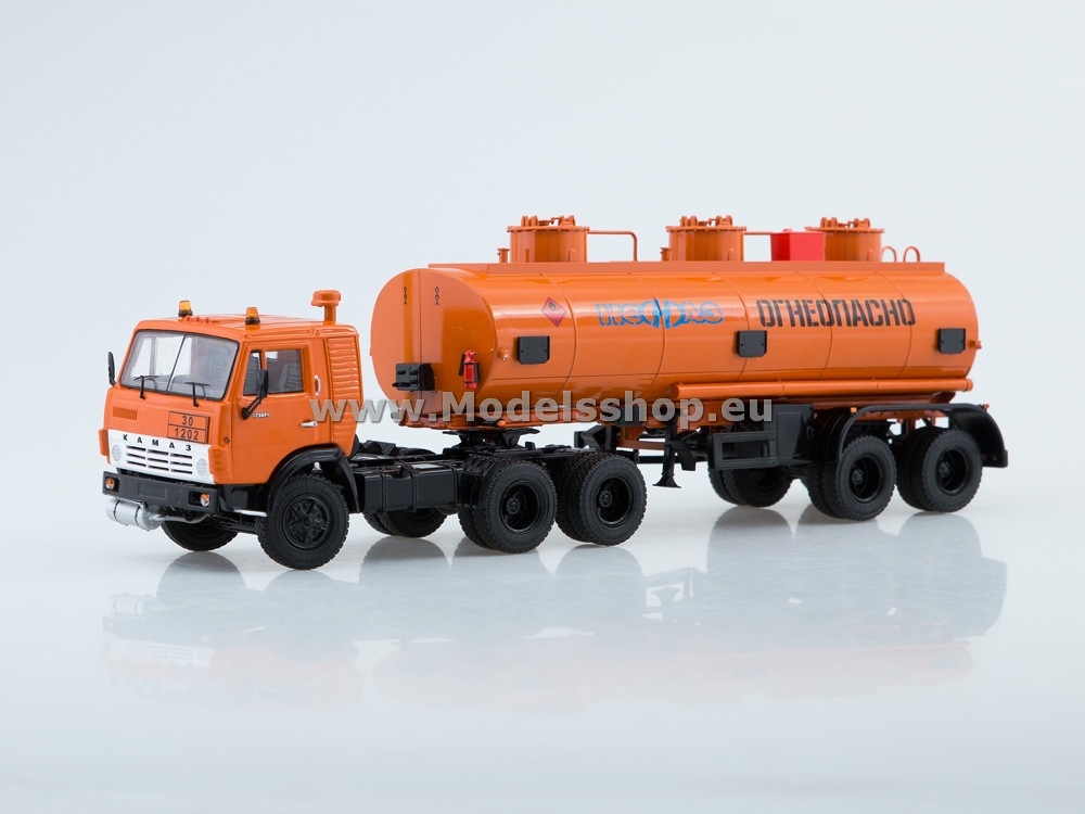 KAMAZ-54112 tractor truck with tanker semitrailer NEFAZ-96742