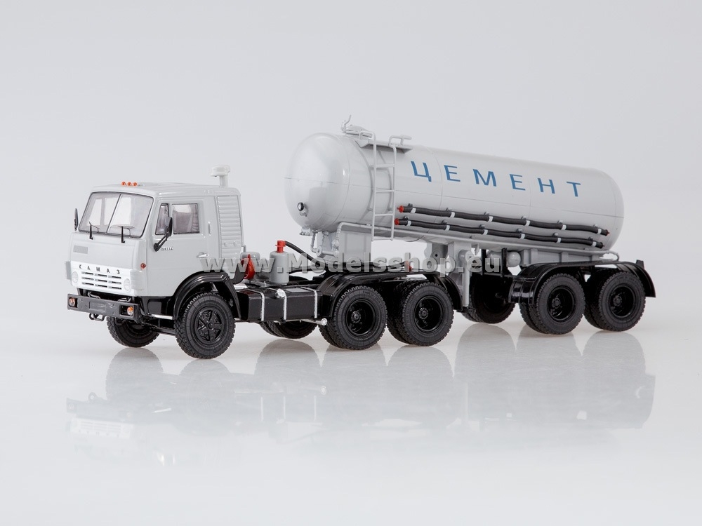 KAMAZ-54112 tractor truck with cement semitrailer TC-11