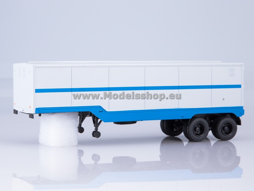 Semitrailer ODAZ-935 /white-blue/