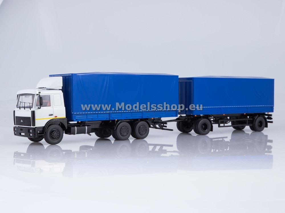 SSM7054 MAZ-6303 truck with trailer MAZ-83781 /blue/