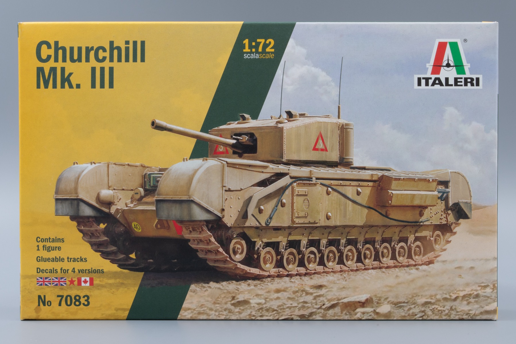 Italeri IT7083 Churchill Mk.III tank, model kit