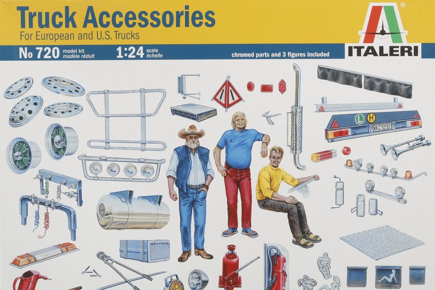 Italeri IT0720 Truck Accessories, model kit