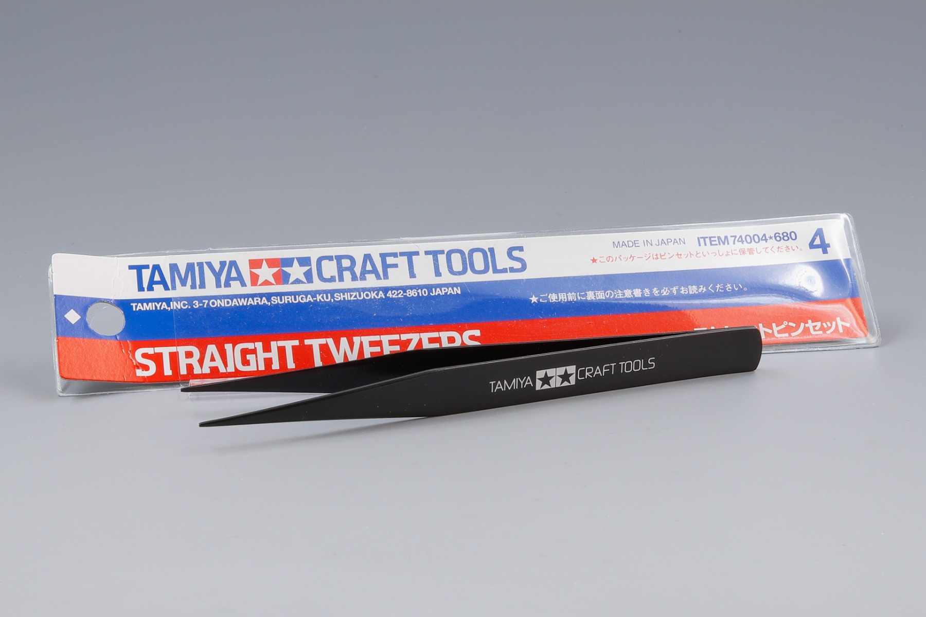 Tamiya TA74004 Straight Tweezers (Pincet), Tamiya Craft Tools