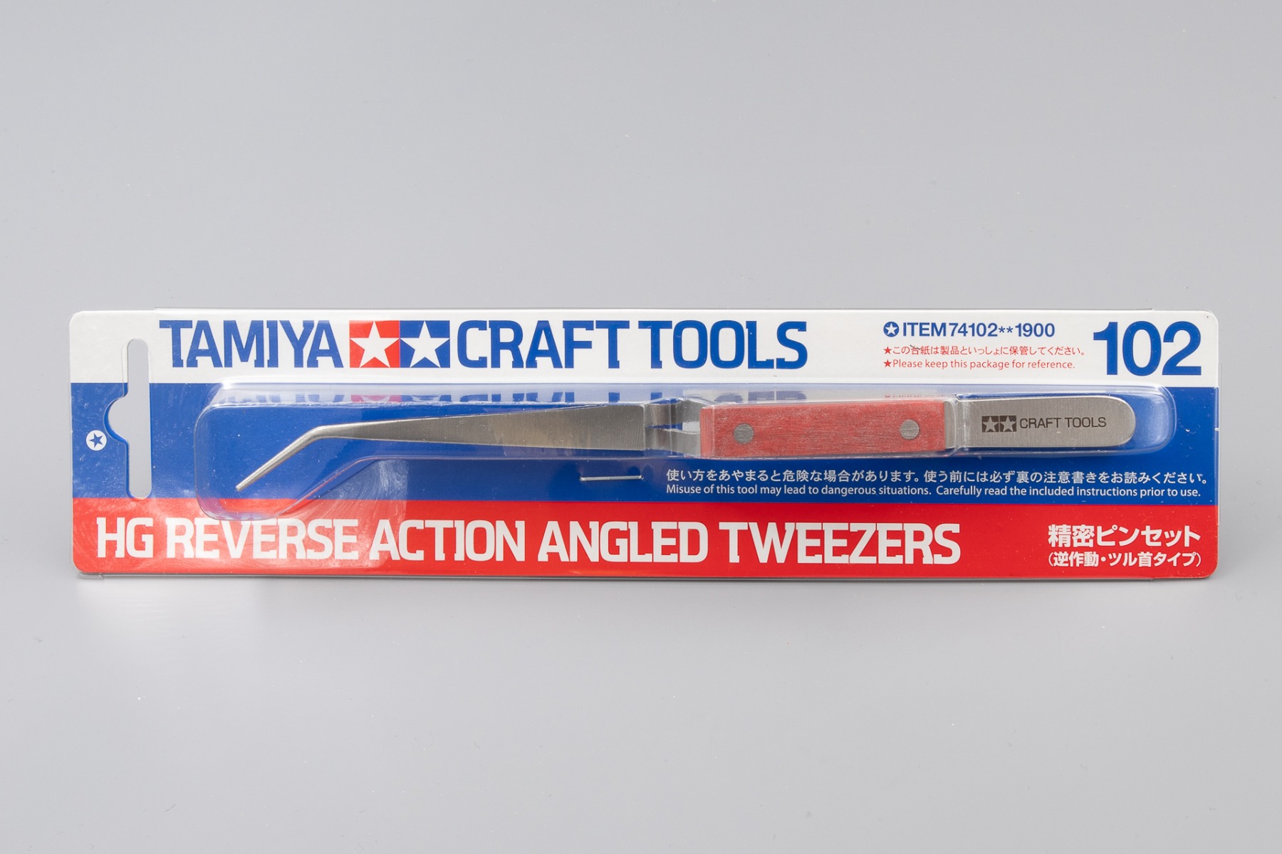 Tamiya TA74102 HG Reverse Action Angled Tweezers