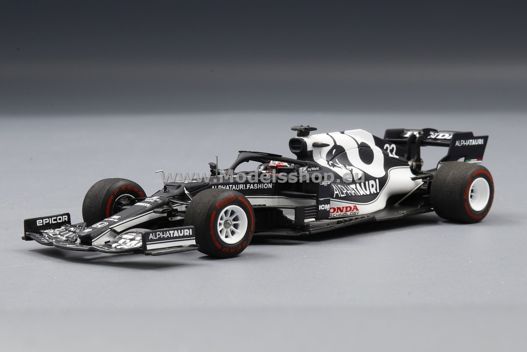 Spark S7853 AlphaTauri AT02 No.22 Scuderia AlphaTauri 4th Abu Dhabi GP 2021 Yuki Tsunoda