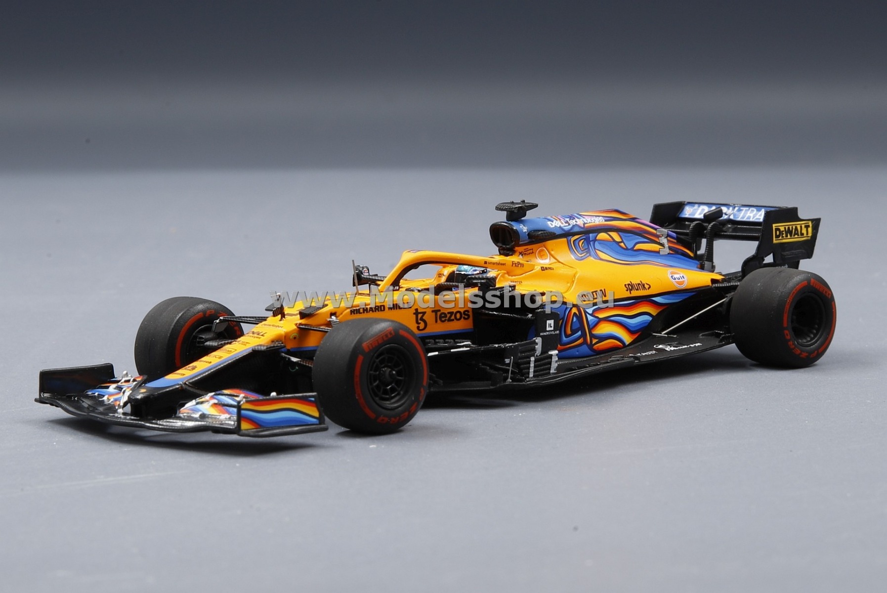 Spark S7854 McLaren MCL35M No.3 McLaren Abu Dhabi GP 2021 Daniel Ricciardo