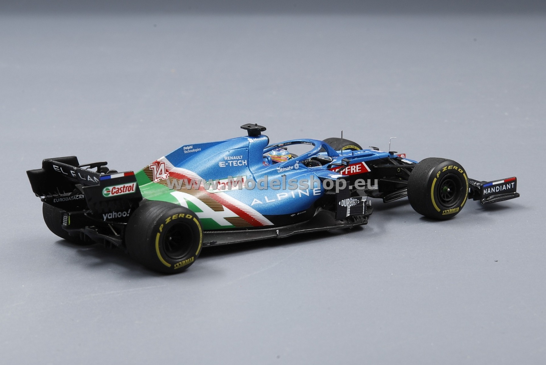 Alpine A521 No.14 Alpine F1 Team 8th Abu Dhabi GP 2021