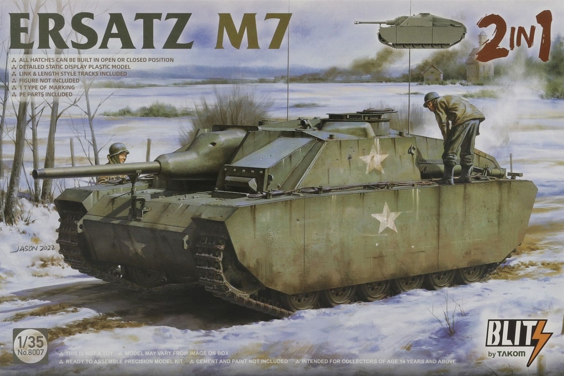 TAKOM8007 Ersatz M7 2 in 1