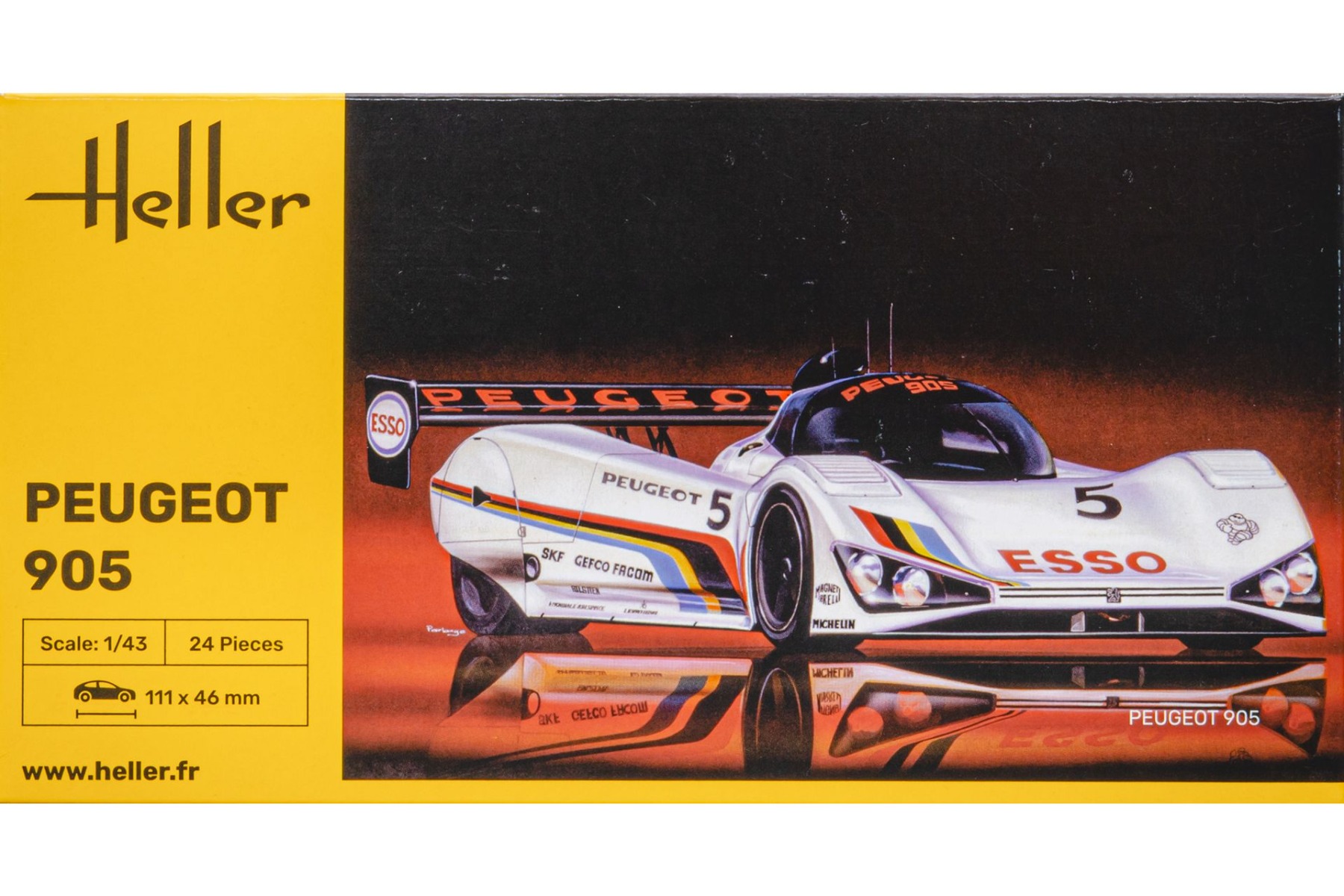 Heller HE80110 Peugeot 905, model kit