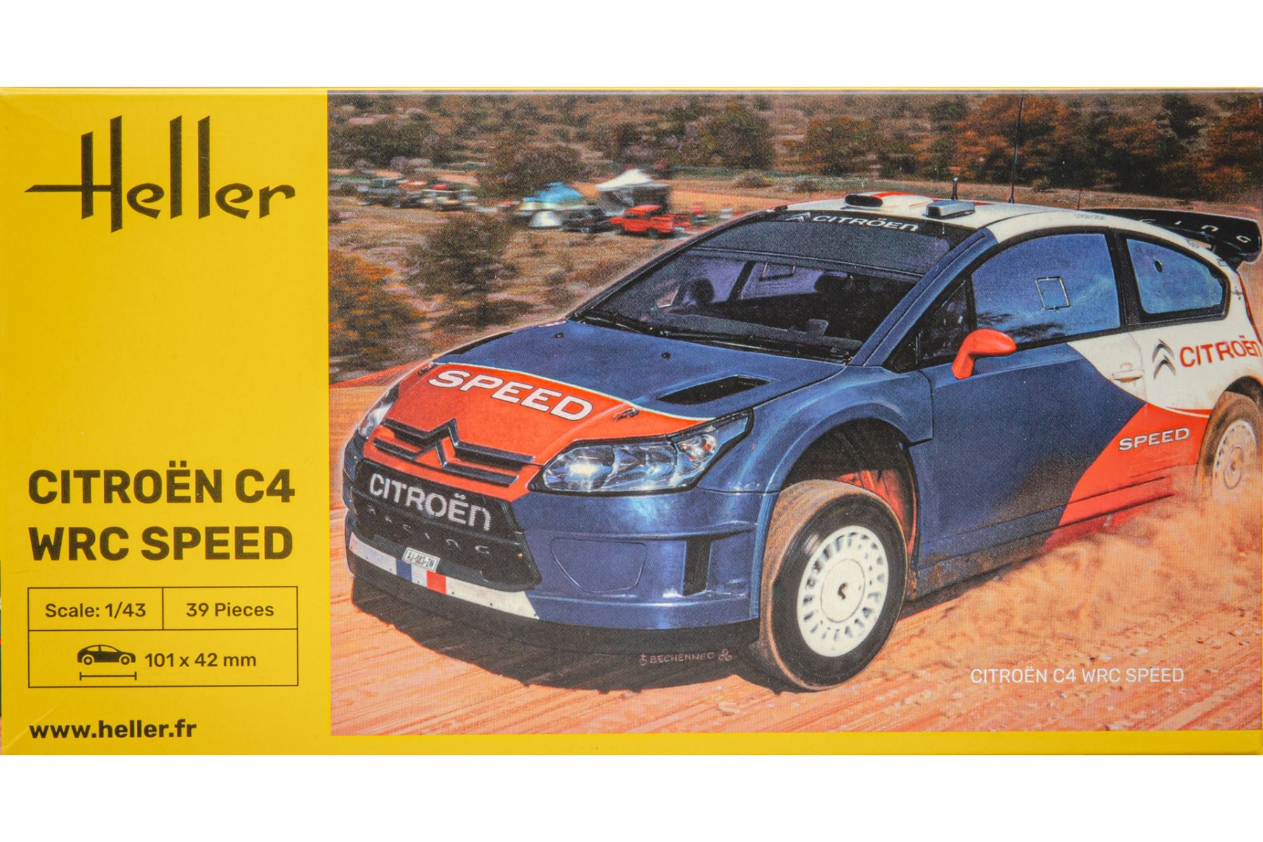 Heller HE80117 Citroën C4 WRC Speed, model kit