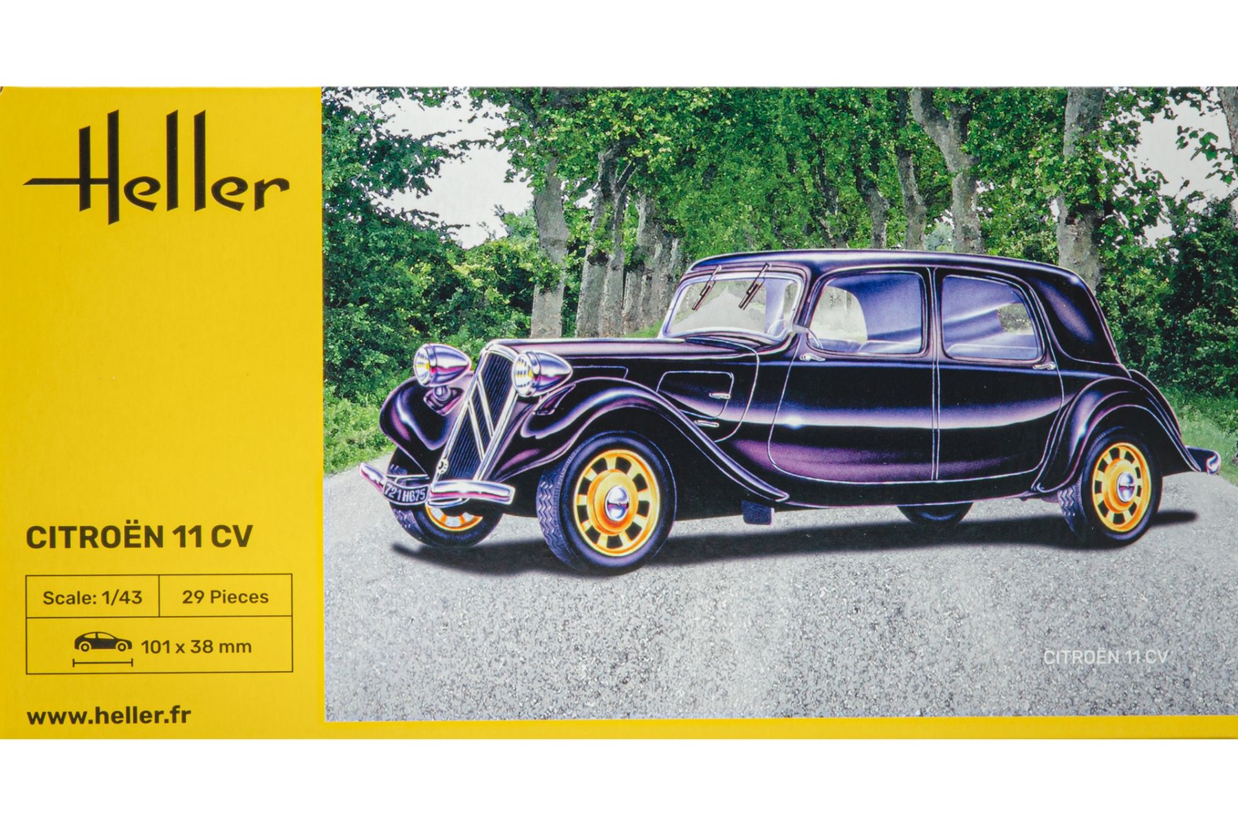 Heller HE80159 Citroën 11 CV, model kit