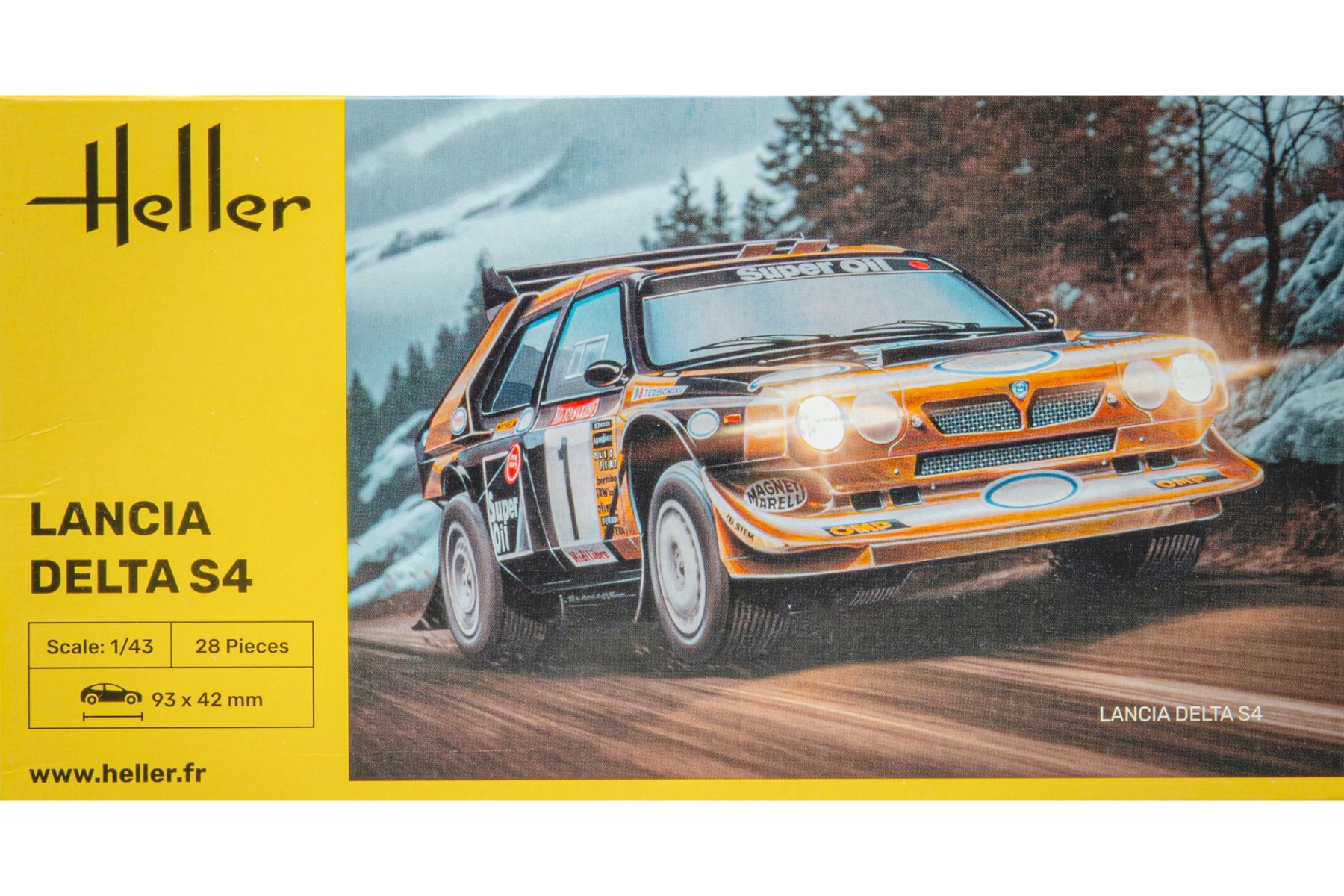 Heller 80177 Lancia Delta S4, model kit