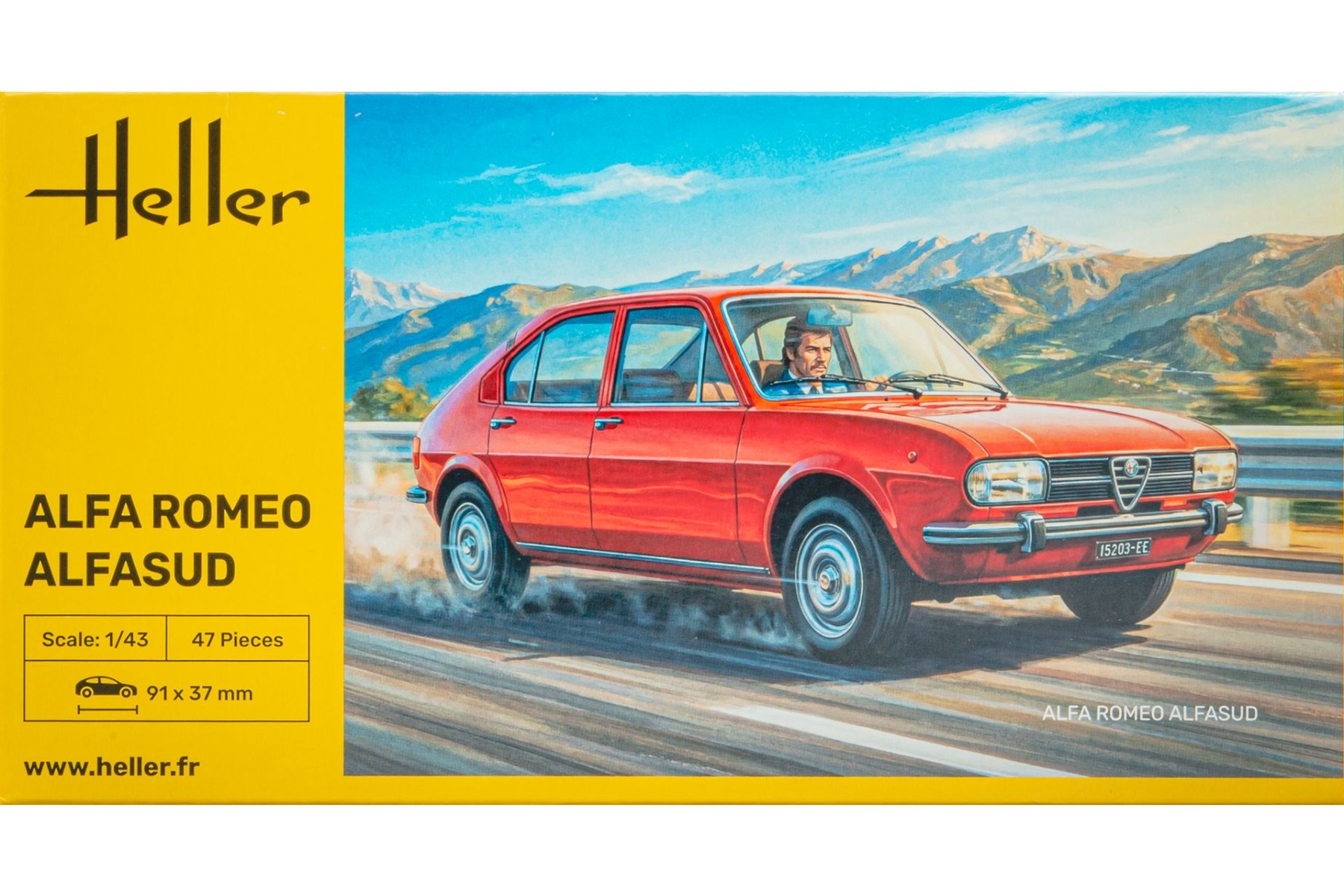 Heller HE80182 Alfa Romeo Alfasud, model kit