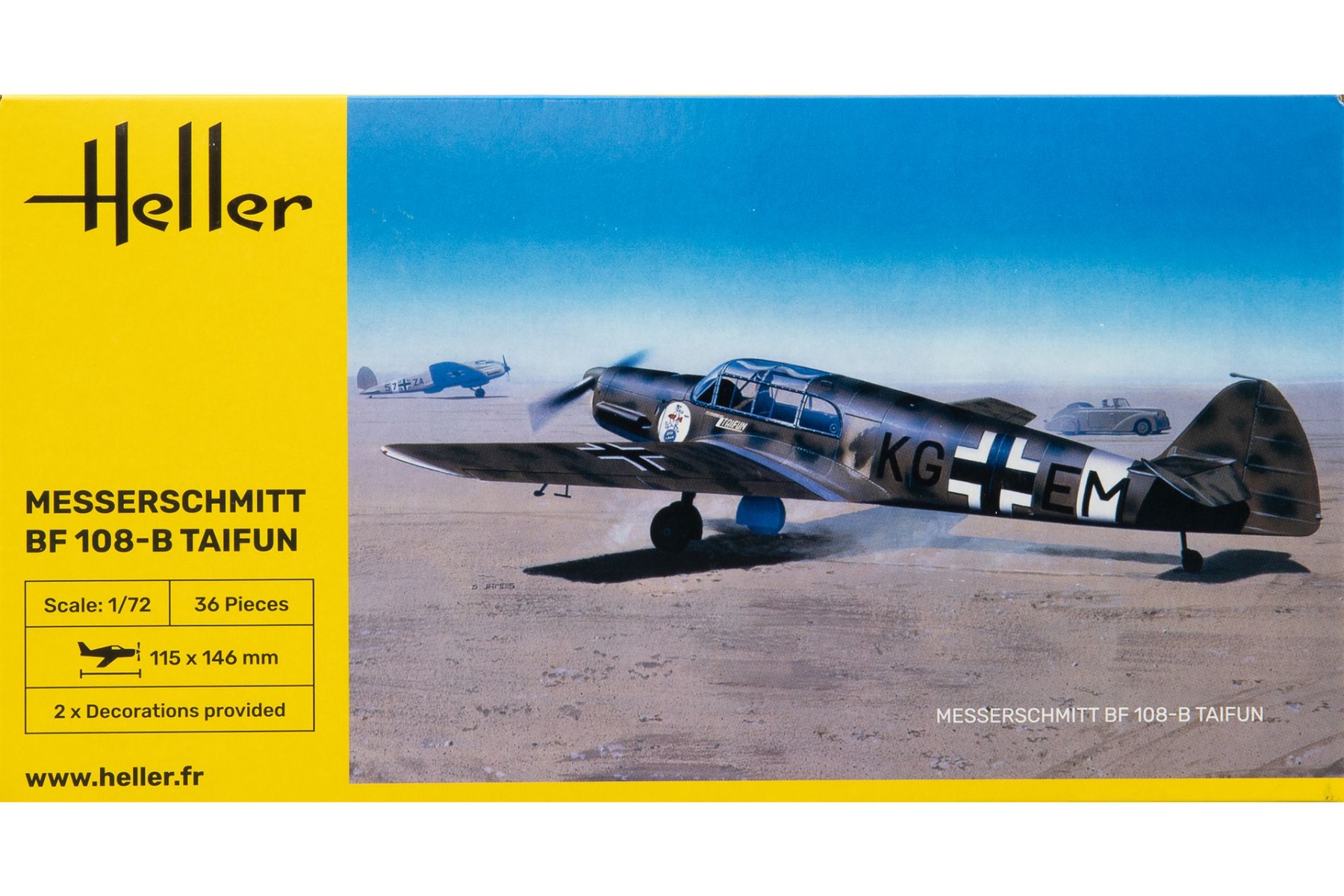 Heller HE80231 Messerschmitt Bf 108-B Taifun, model kit