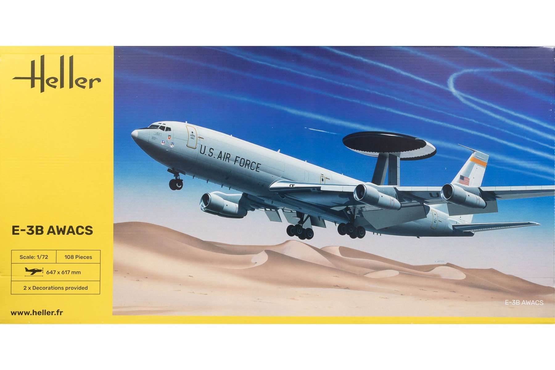 Heller HE80308 E-3B Awacs (Boeing 707), model kit