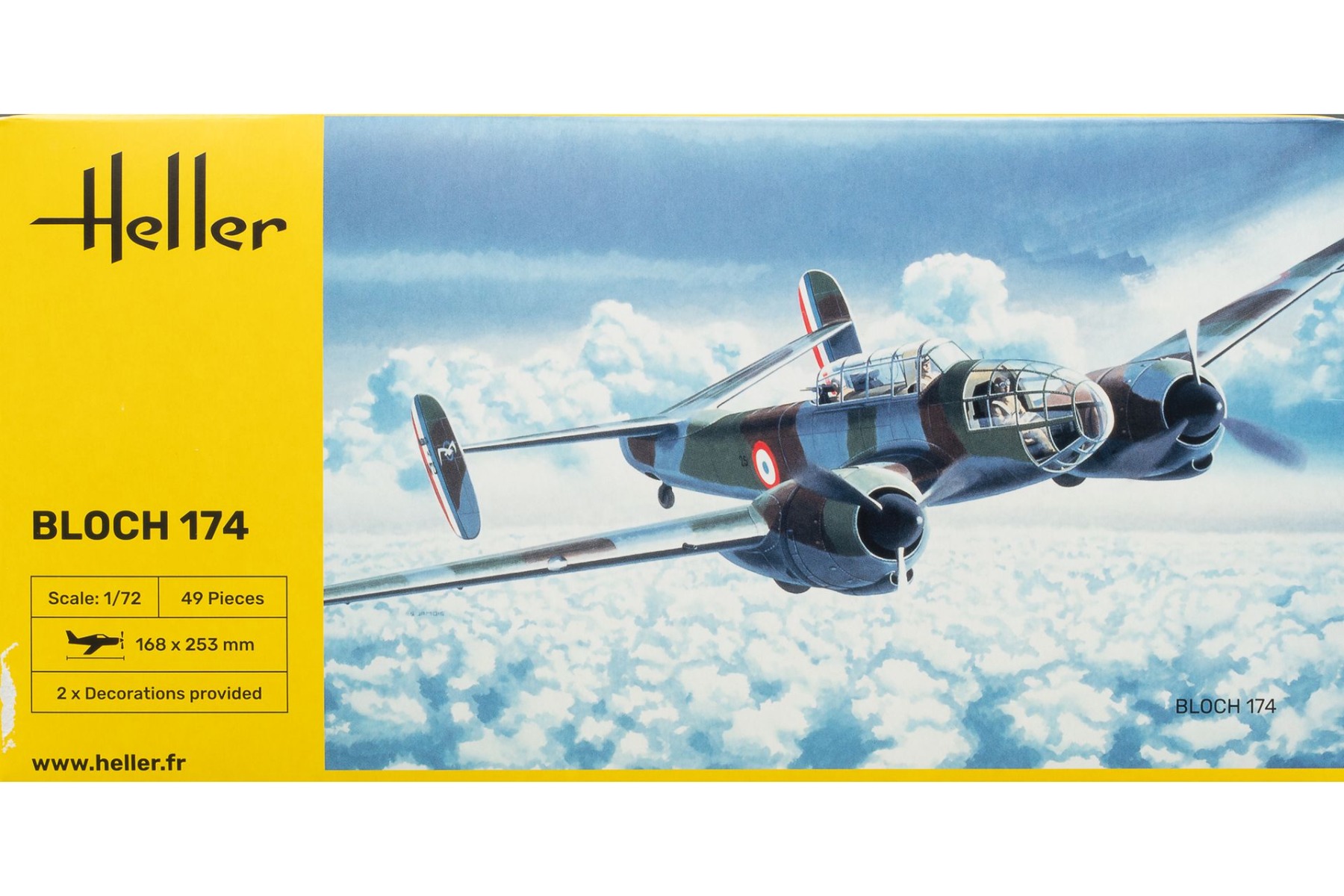 Heller HE80312  Bloch MB.174, model kit