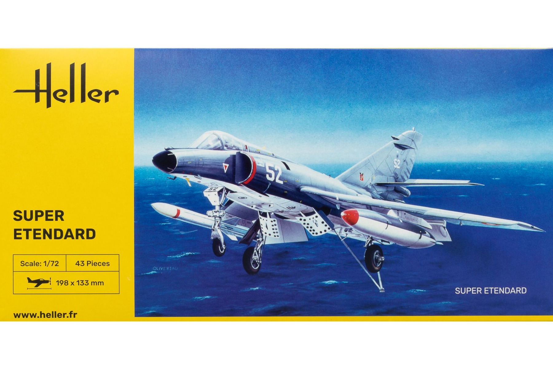 Heller HE80360 Dassault Super Etendard, model kit