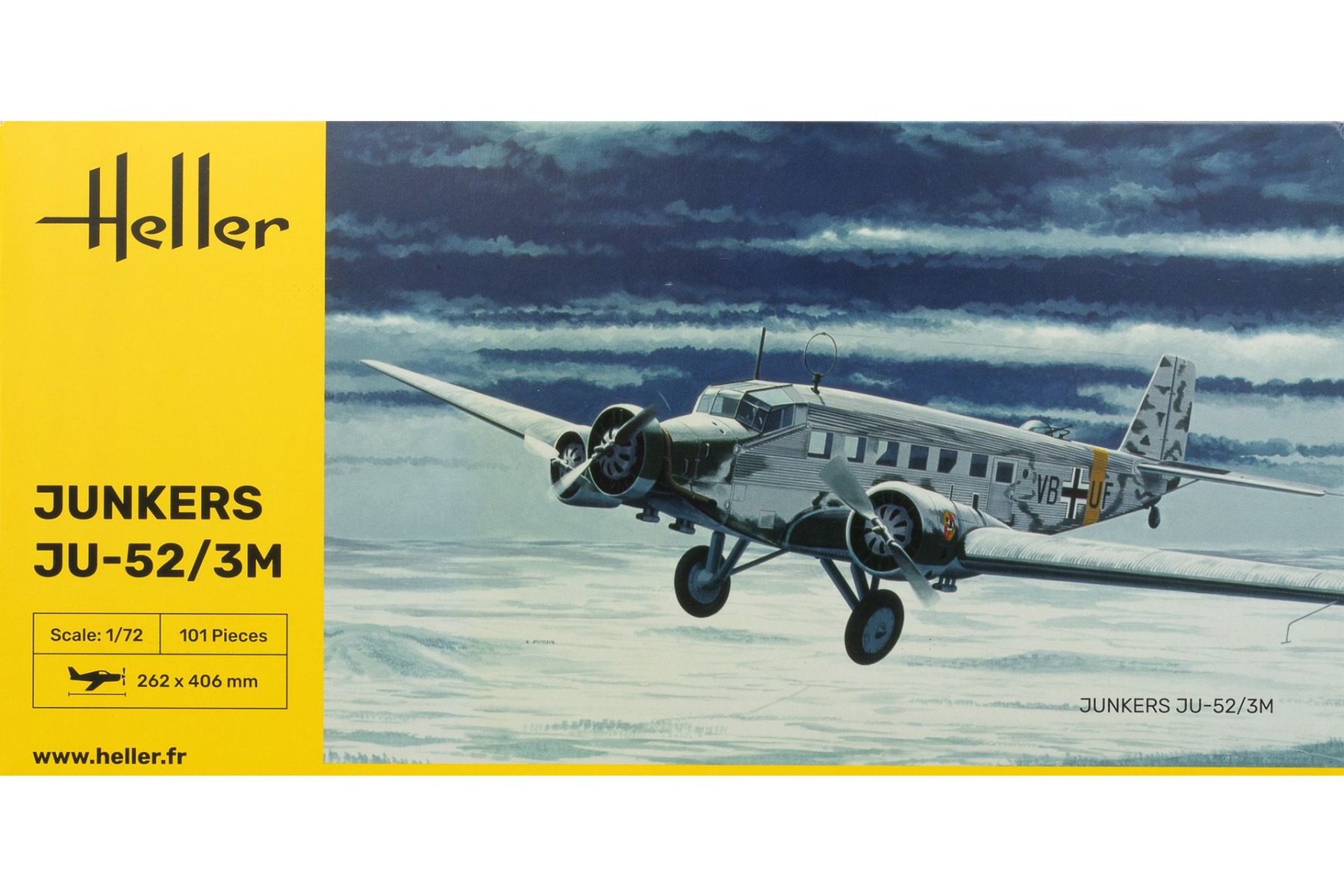 Heller HE80380 Junkers Ju-52/3m, model kit