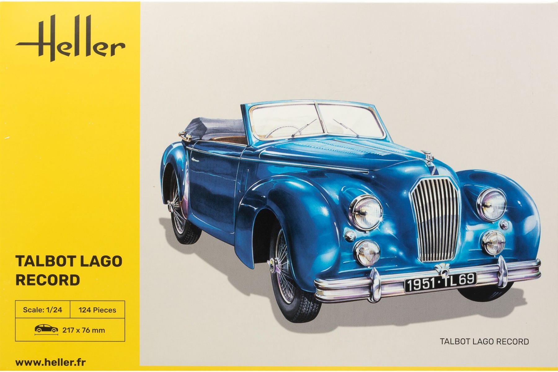 Heller HE80711 Talbot Lago Record, model kit